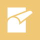 Paper icon on a yellow background.