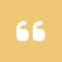 Yellow square with white quotation marks.